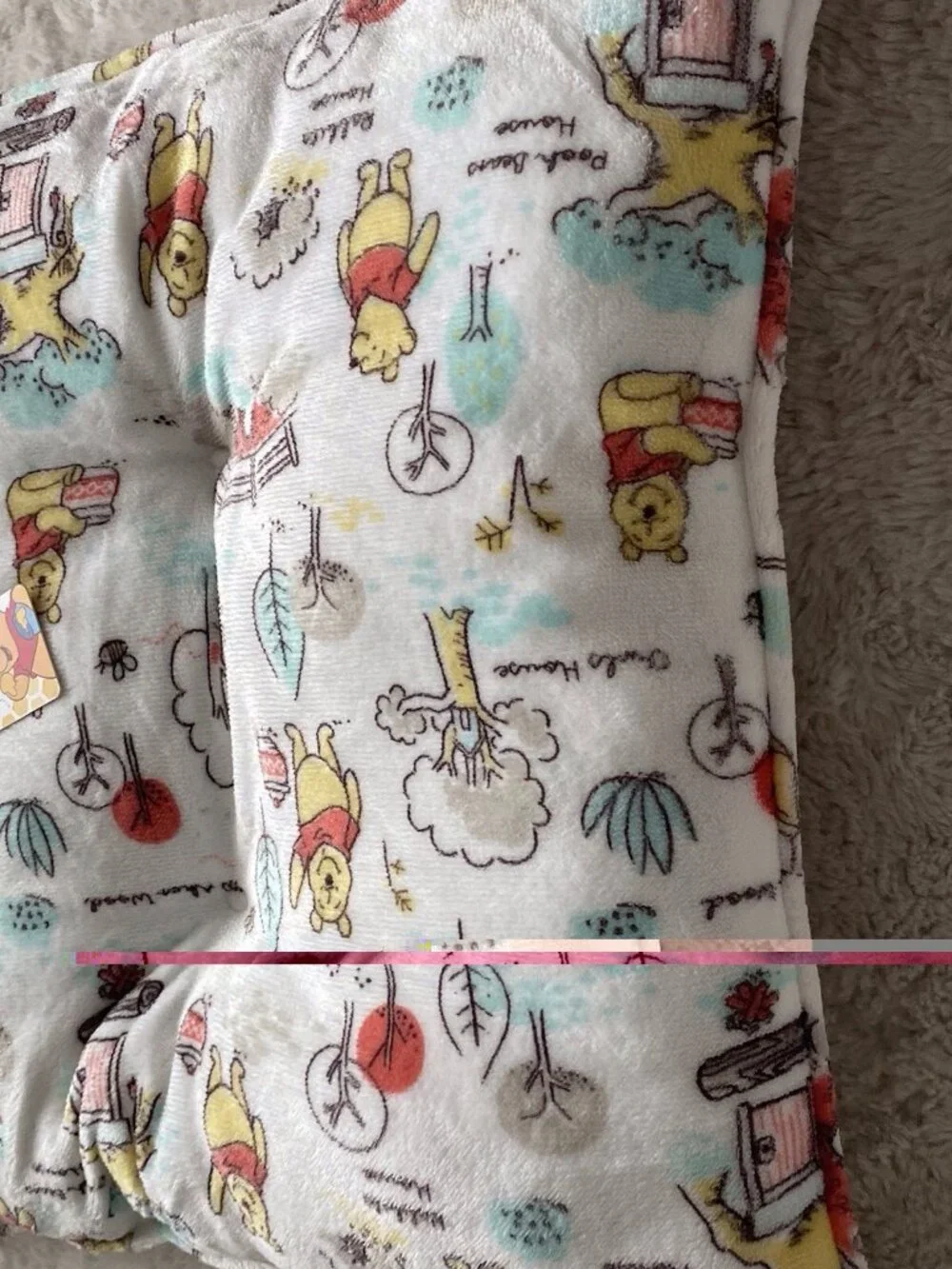 Disney Winnie The Pooh Hundred Acre Wood Dog Pet Bed Soft 33” X 22” X 4” NEW‎